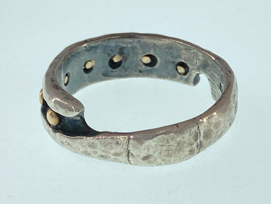 14K Gold "Pebbles in the Stream" Ring