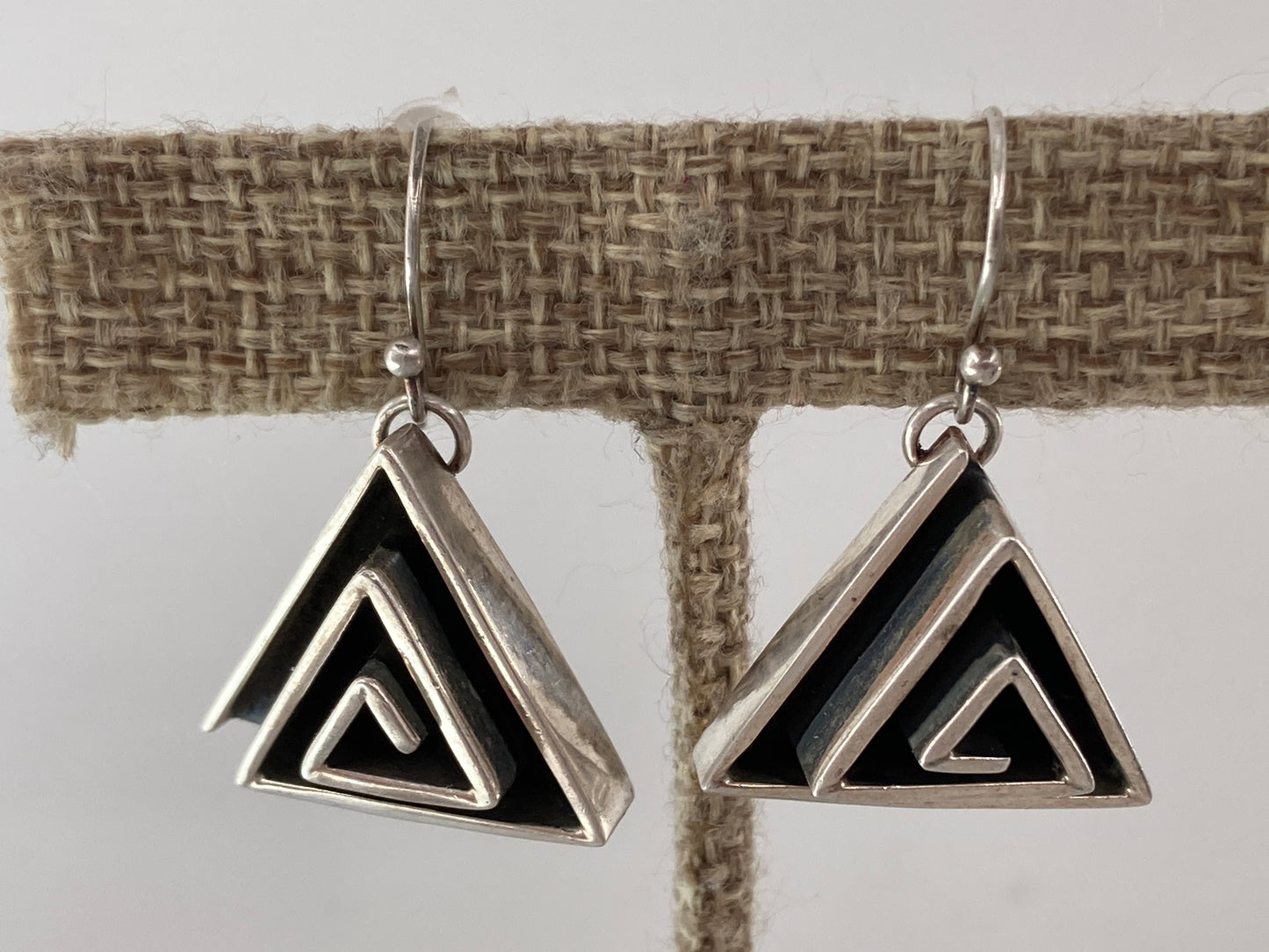 Taxco Vintage Geometric Earrings