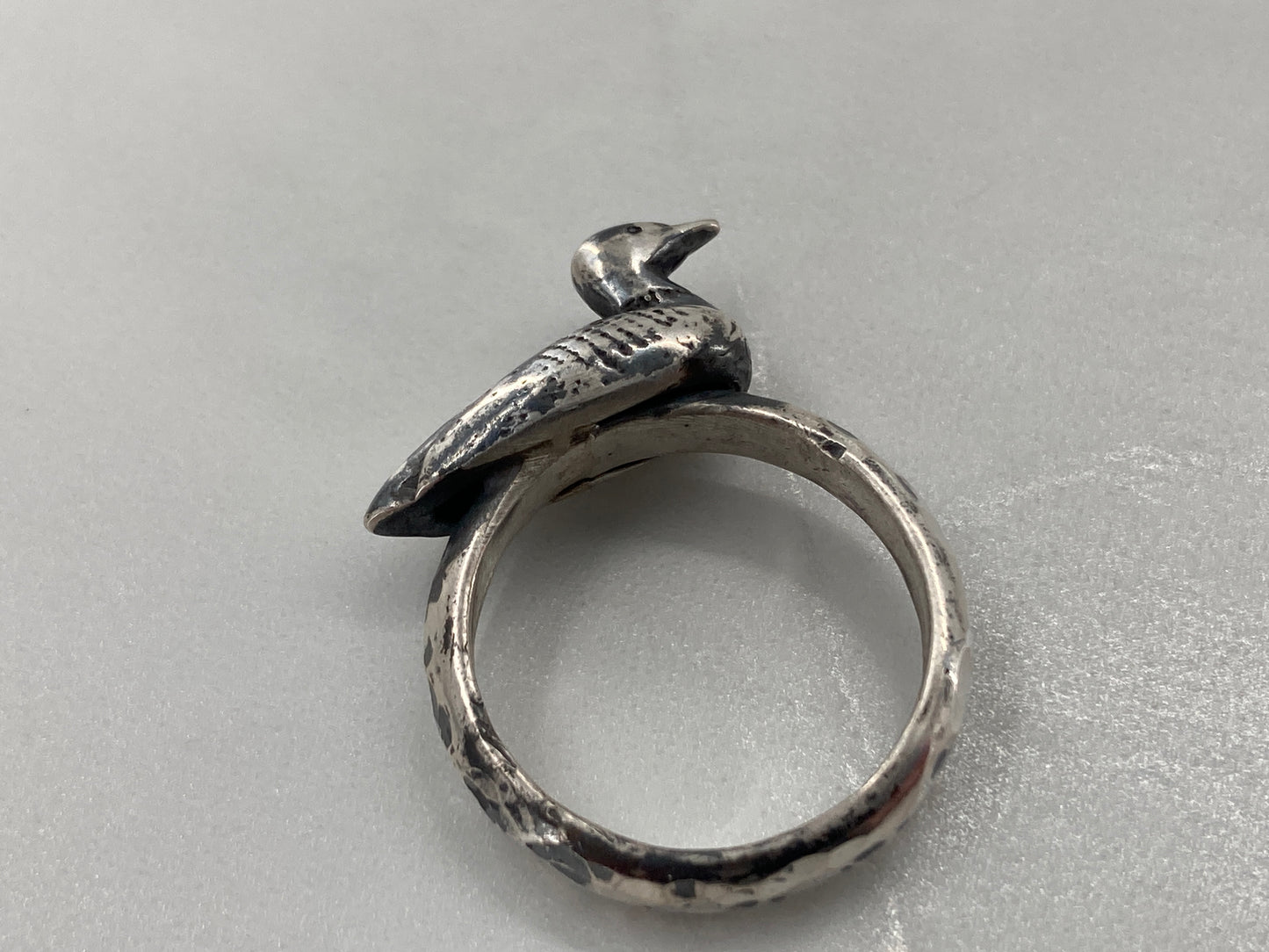 Loon Sterling Silver Ring