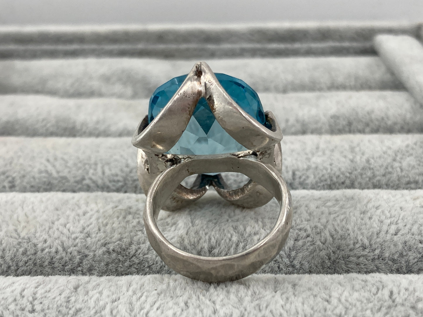 XL Blue Topaz Ring
