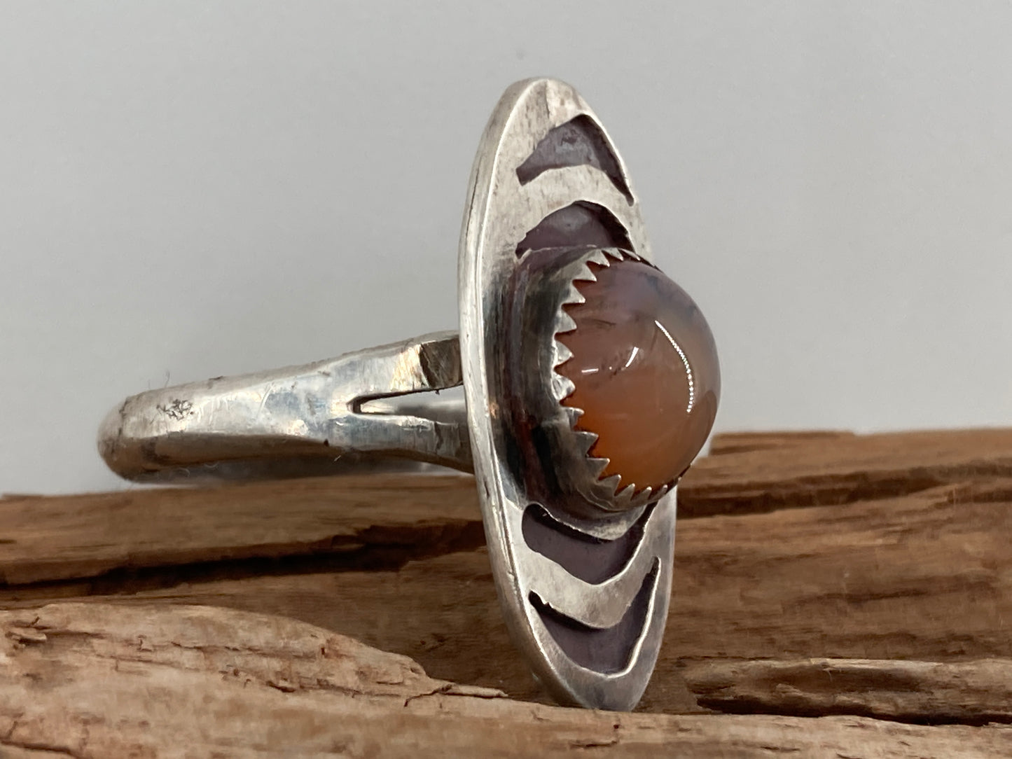 Mexican Fire Opal Ring