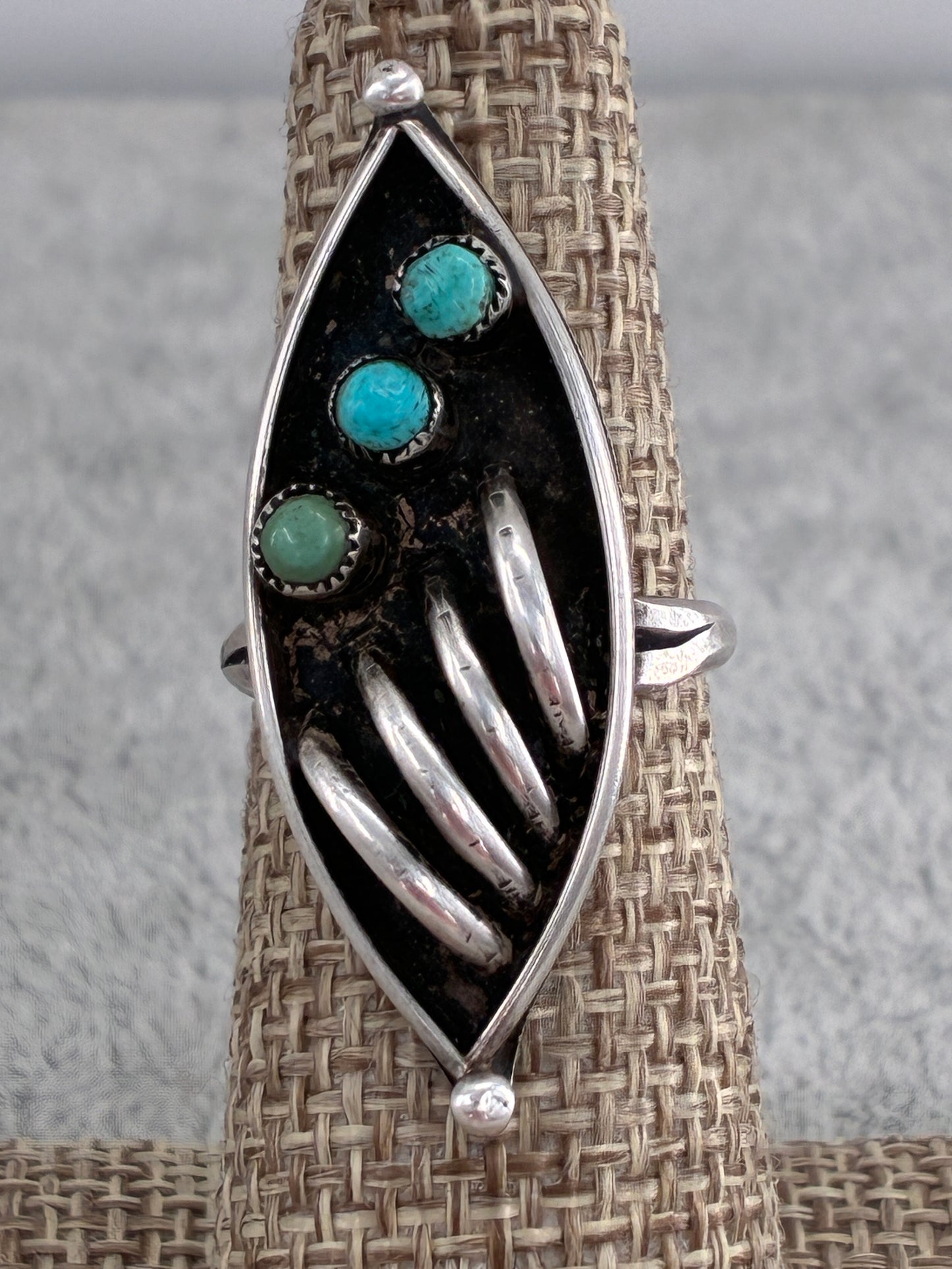 Rescued "D.A. Dishta" Turquoise Ring - Size 5.5