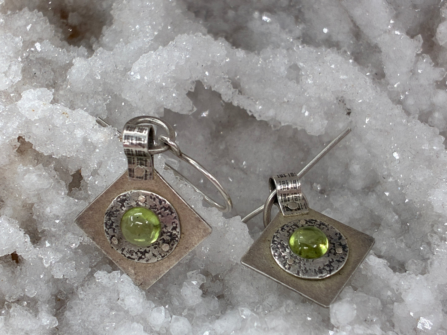 Peridot in Sterling Silver Rescue Only Earrings