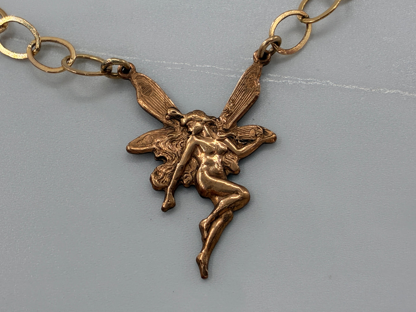 Brass Fairy Necklace