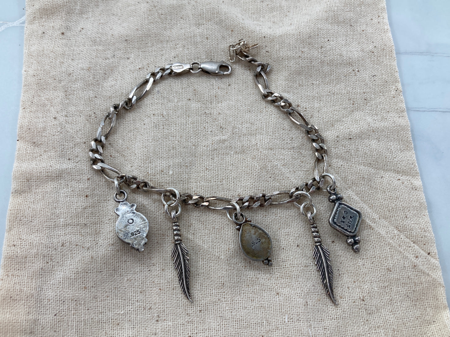 Opalite Charm Bracelet