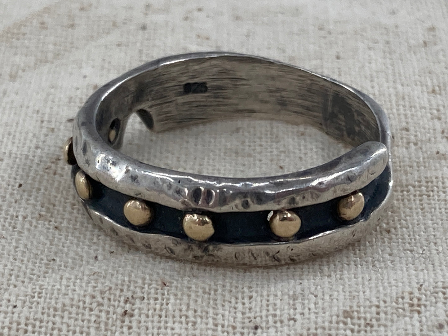 14K Gold "Pebbles in the Stream" Ring