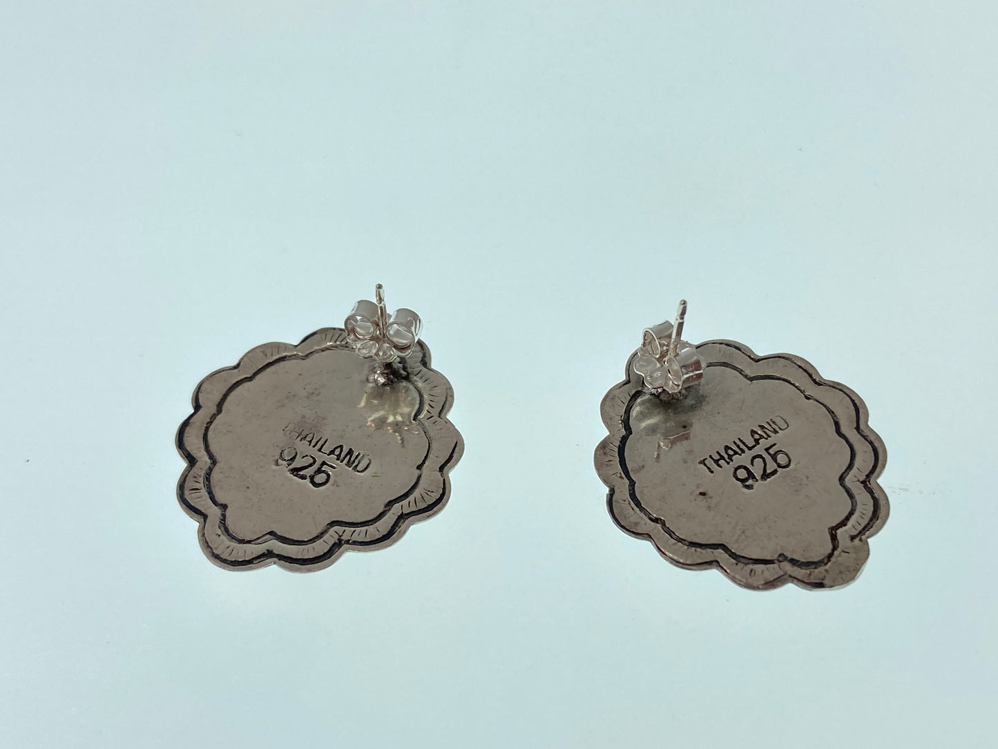 Reconstituted Turquoise Post Earrings