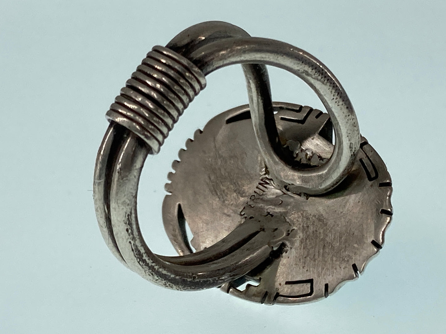 Double Banded Sonoran Gold Turquoise Ring