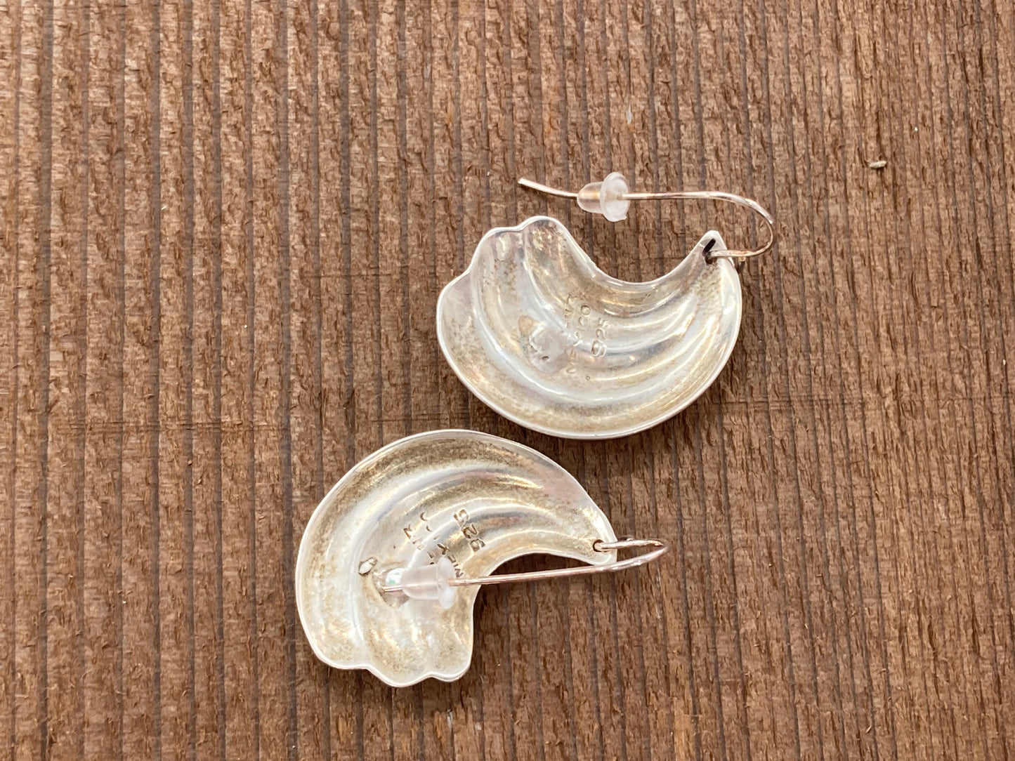 Sterling Silver Cloud Earrings