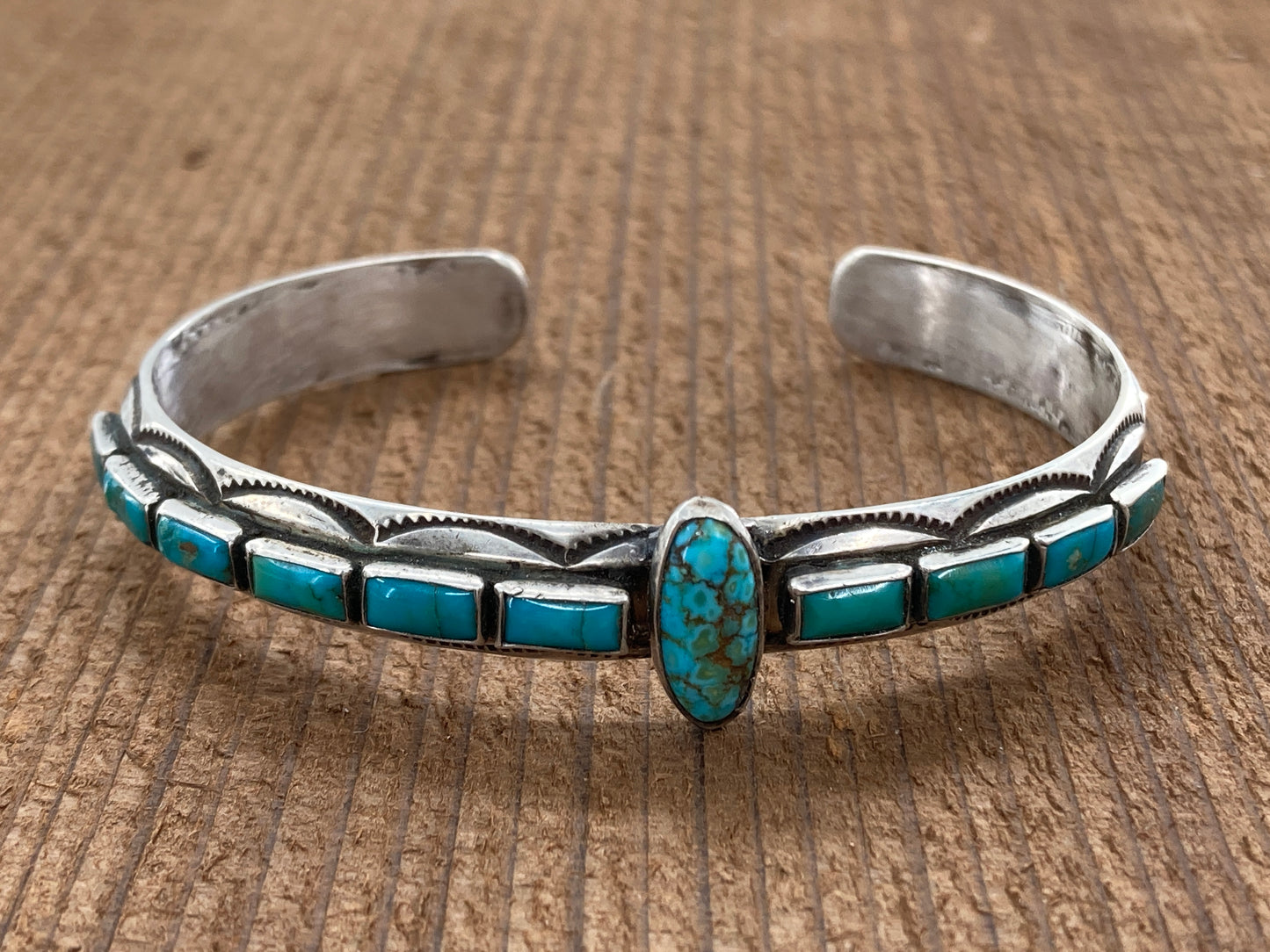 Sterling Silver Turquoise Cuff Bracelet