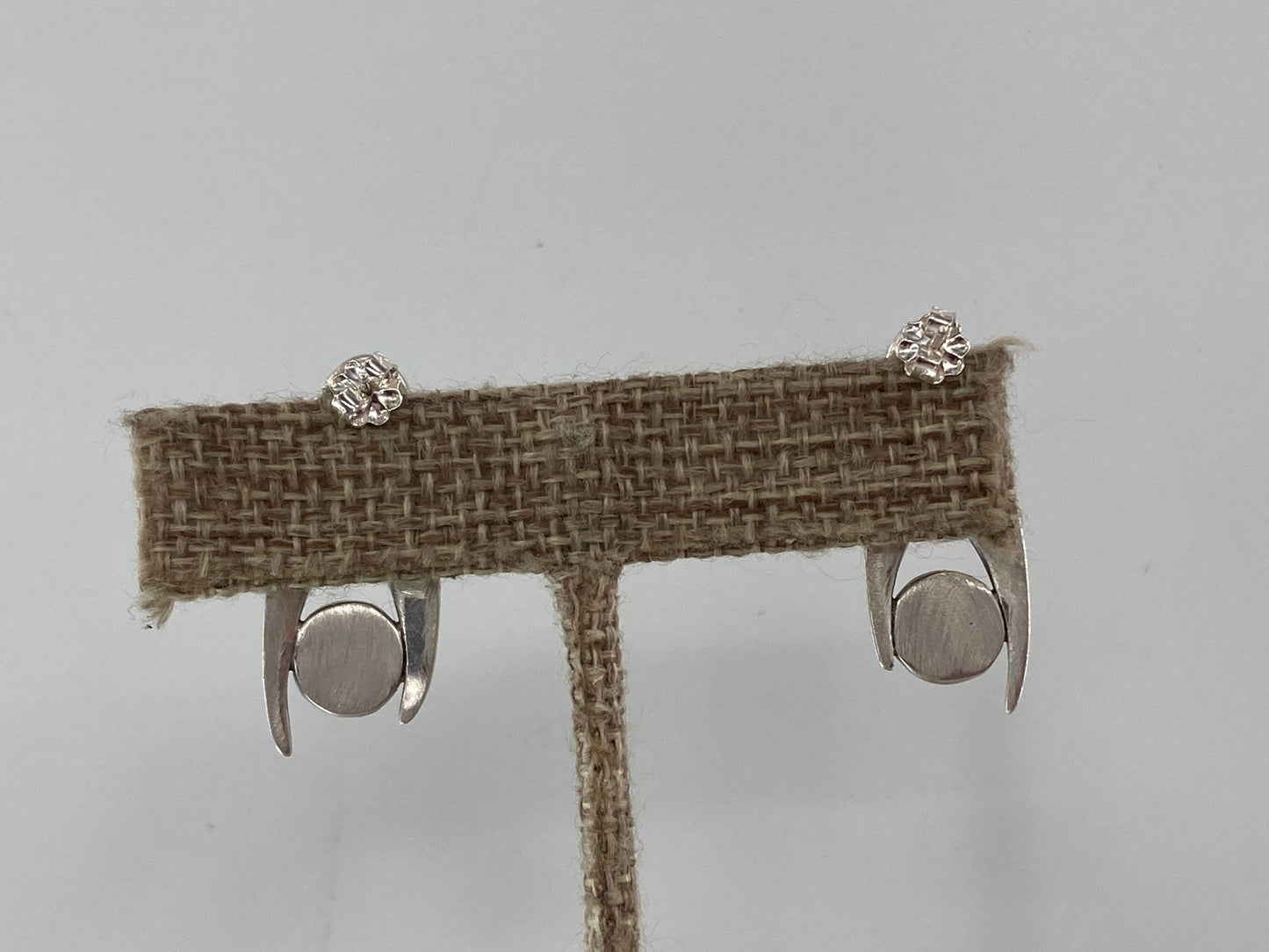 Amethyst in Sterling Silver on Posts Fated Earrings