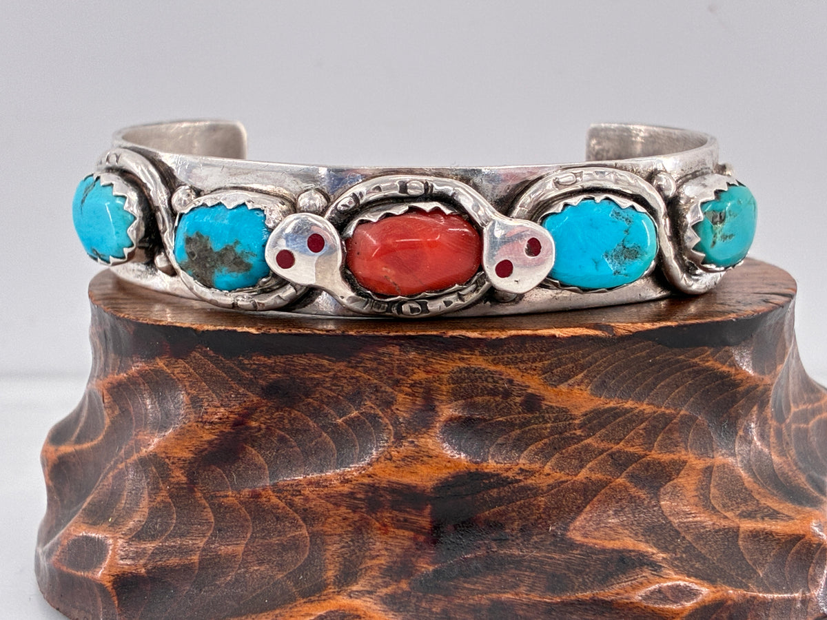 Reborn "Suni Effie Calavaza" Sterling Silver Snake Cuff