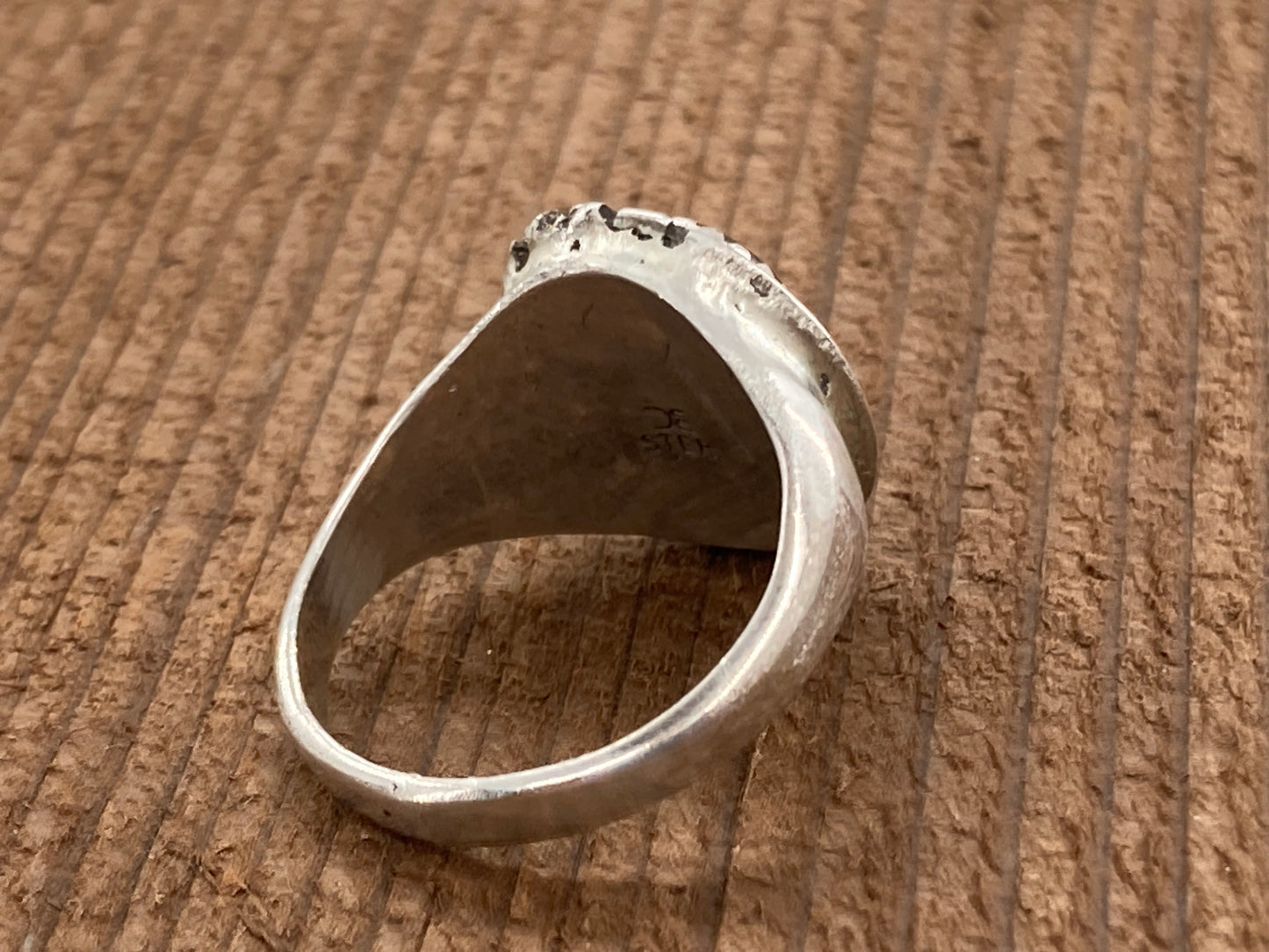 Native Design Hematite Ring