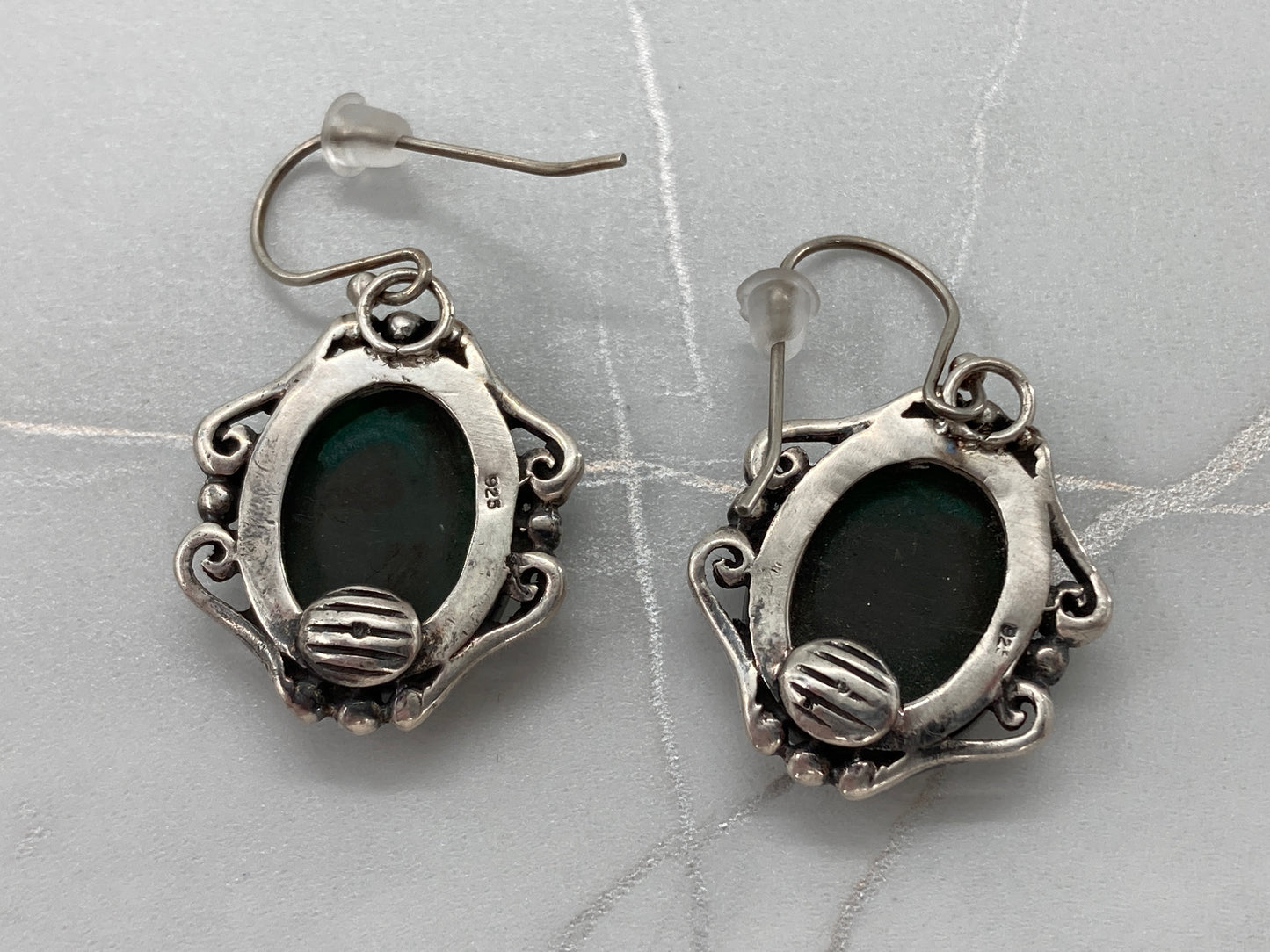 Green Onyx Earrings