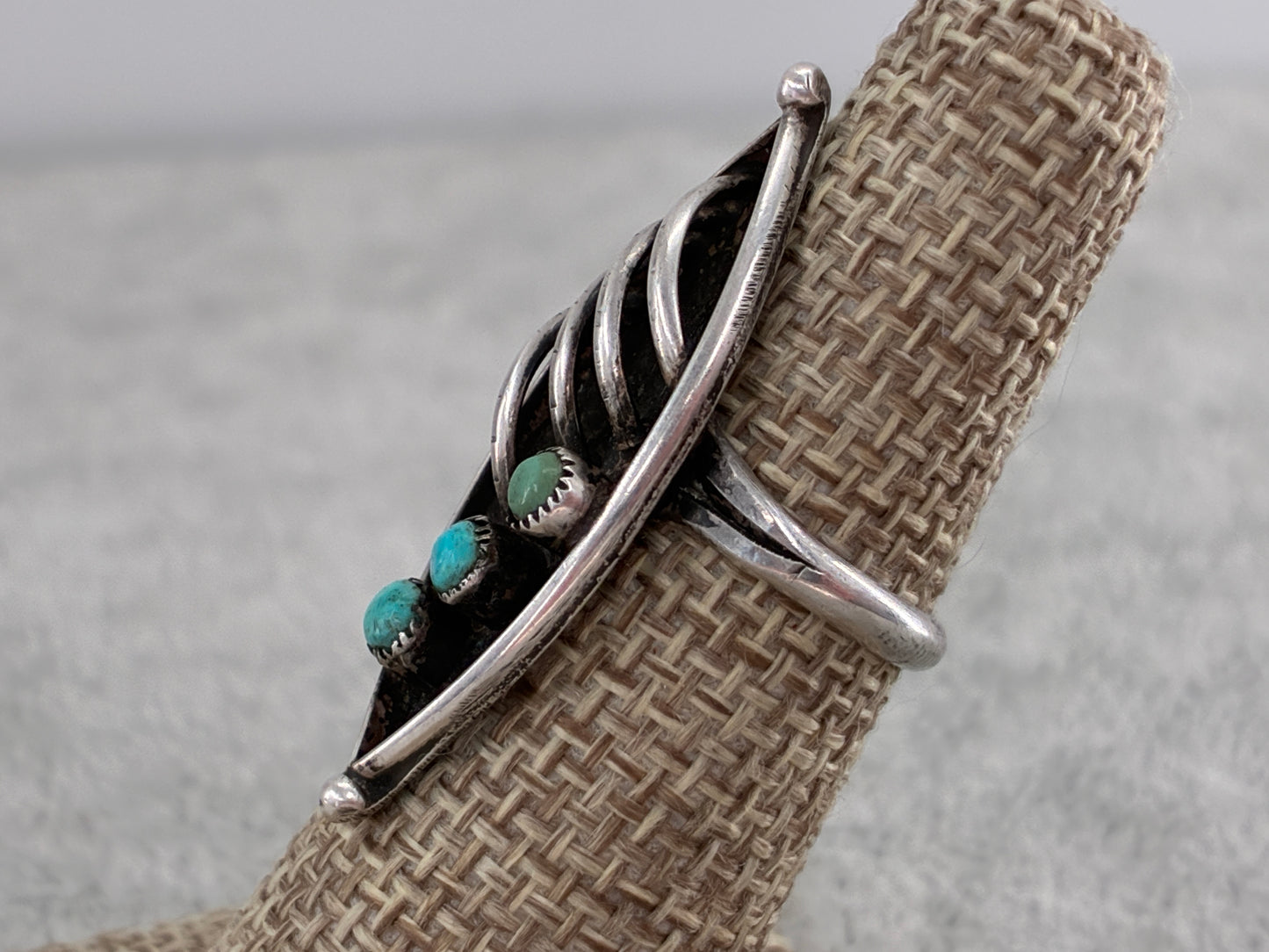 Rescued "D.A. Dishta" Turquoise Ring - Size 5.5