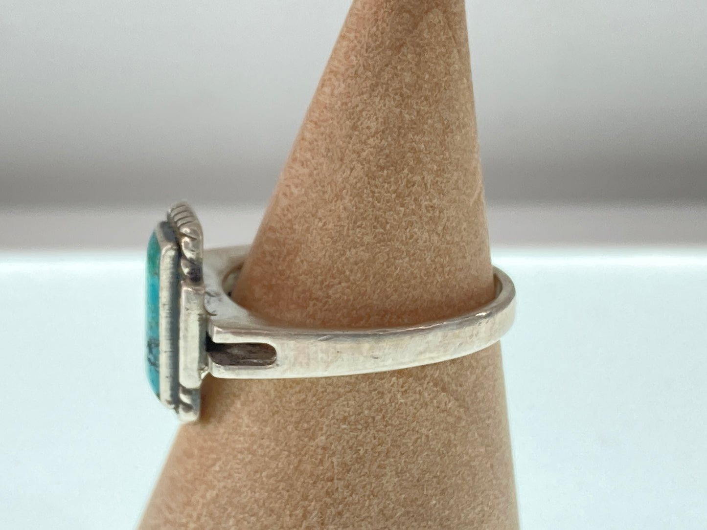 Rectangle Turquoise Ring