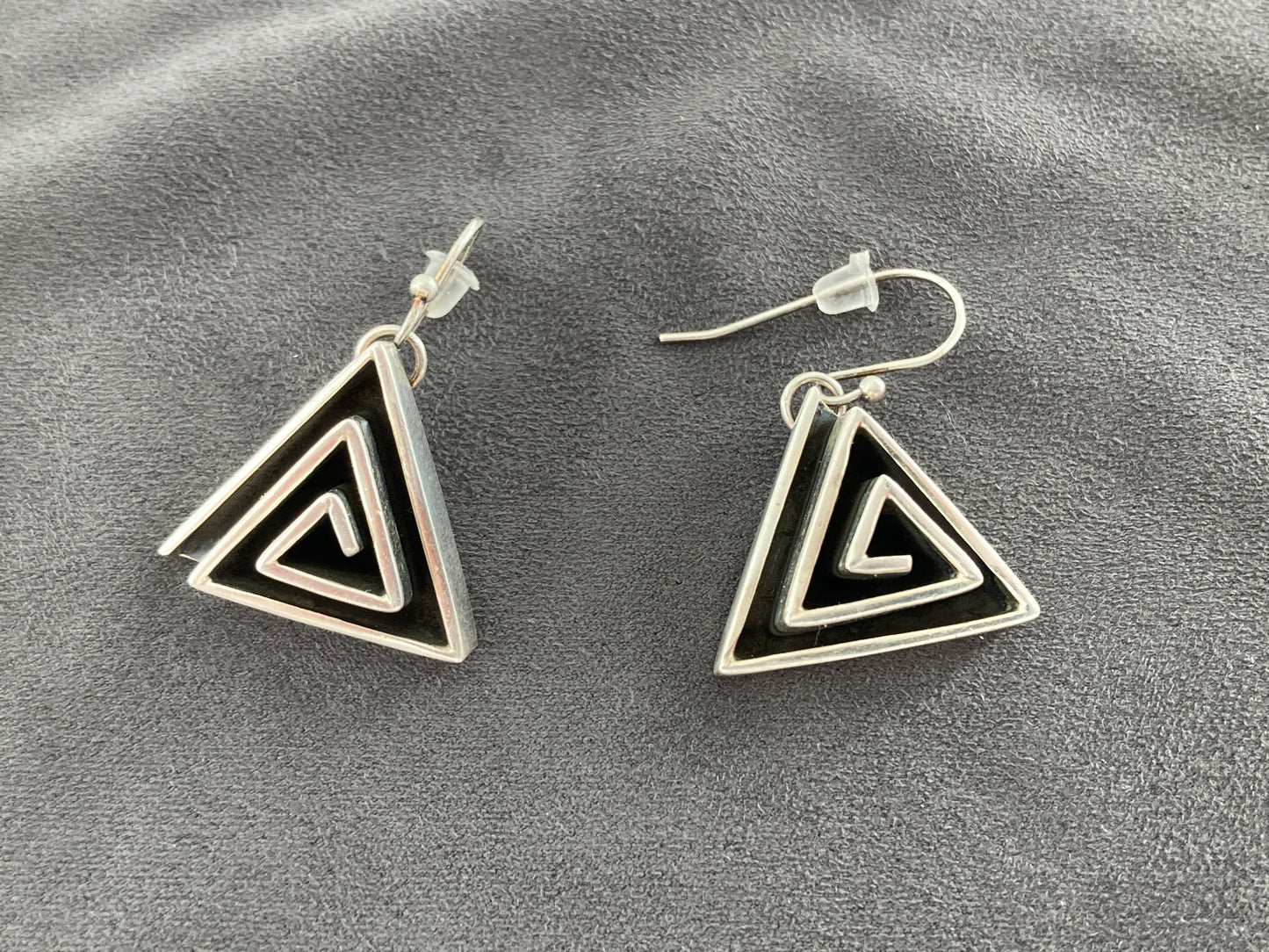 Taxco Vintage Geometric Earrings