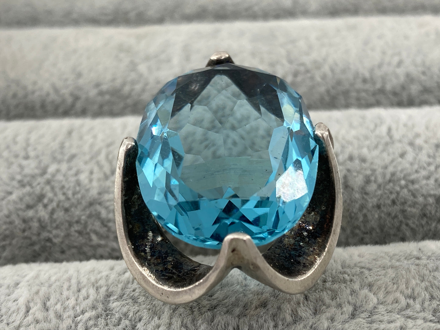 XL Blue Topaz Ring