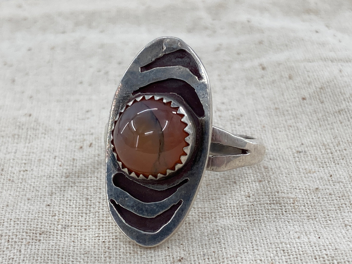 Mexican Fire Opal Ring