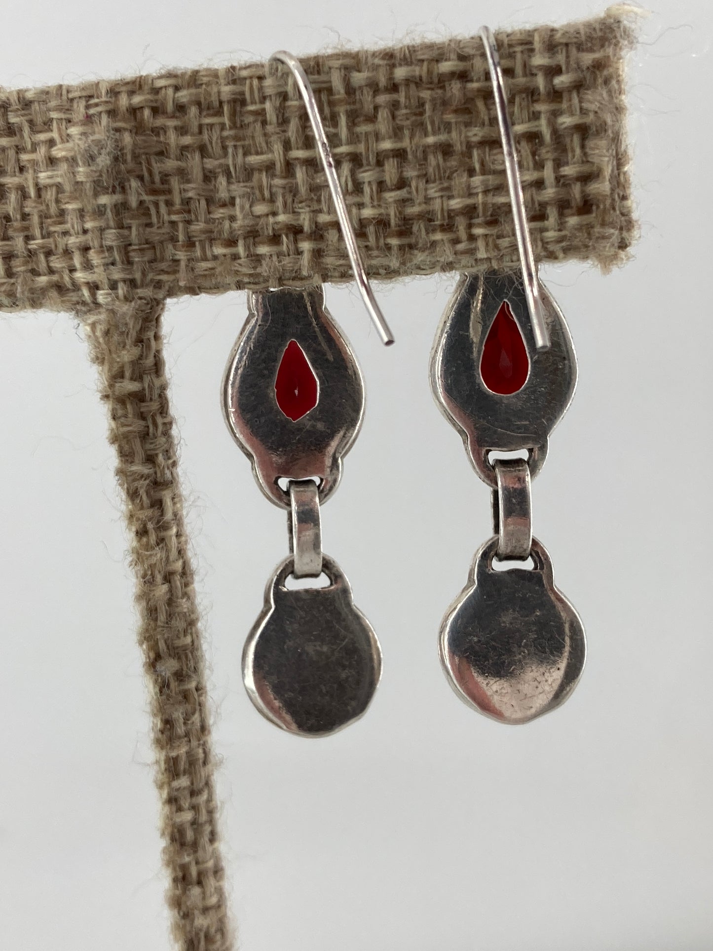 Garnet and Amethyst Rescued Earrings #1