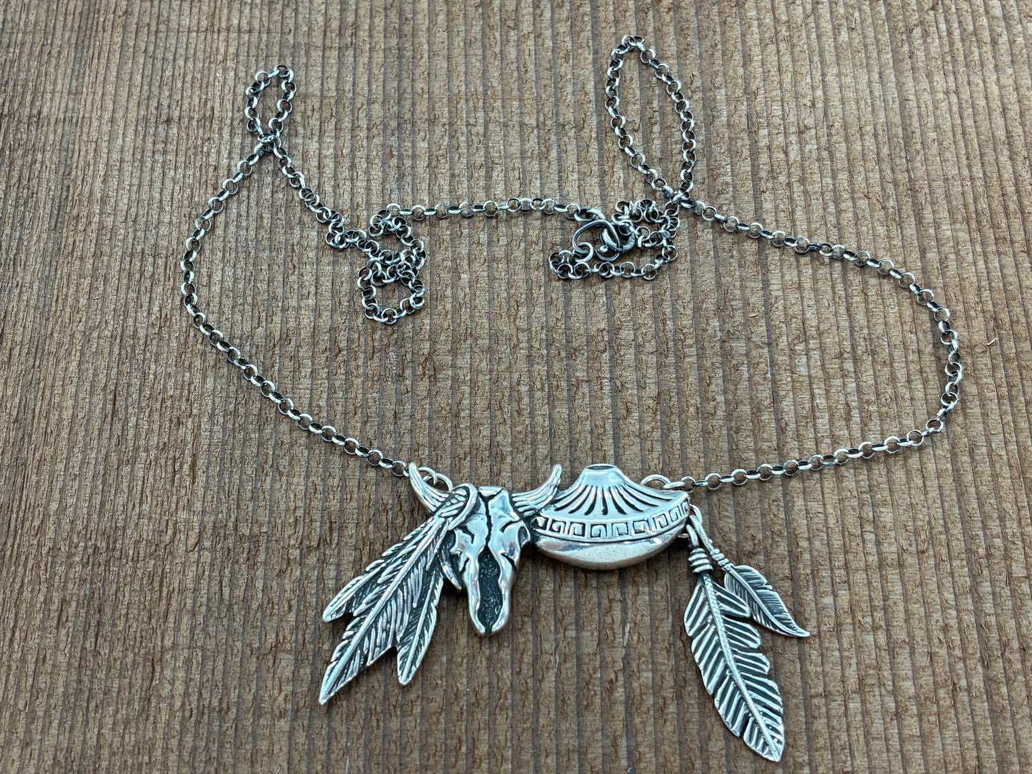 Western Sterling Silver Necklace