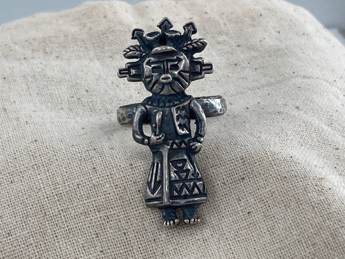Native American Kachina Doll Ring