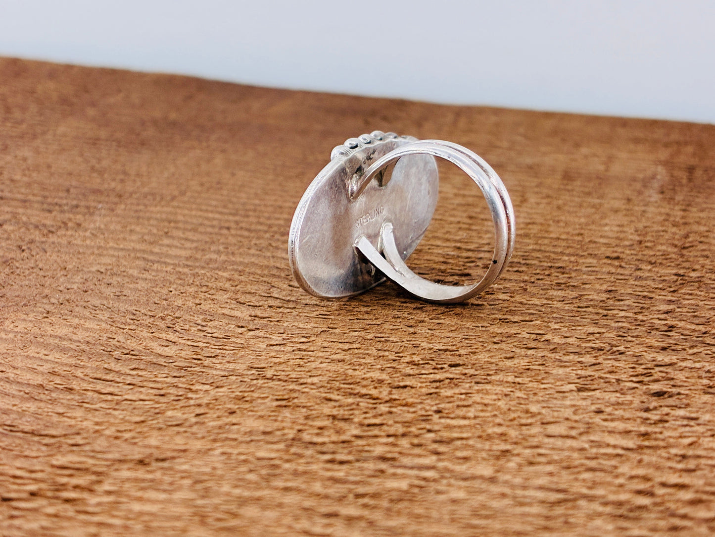 Mother of Pearl in Sterling Silver Ring -Size 6.25