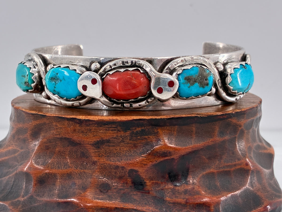 Reborn "Suni Effie Calavaza" Sterling Silver Snake Cuff