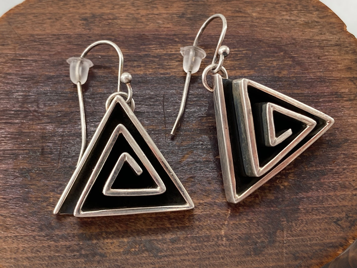 Taxco Vintage Geometric Earrings