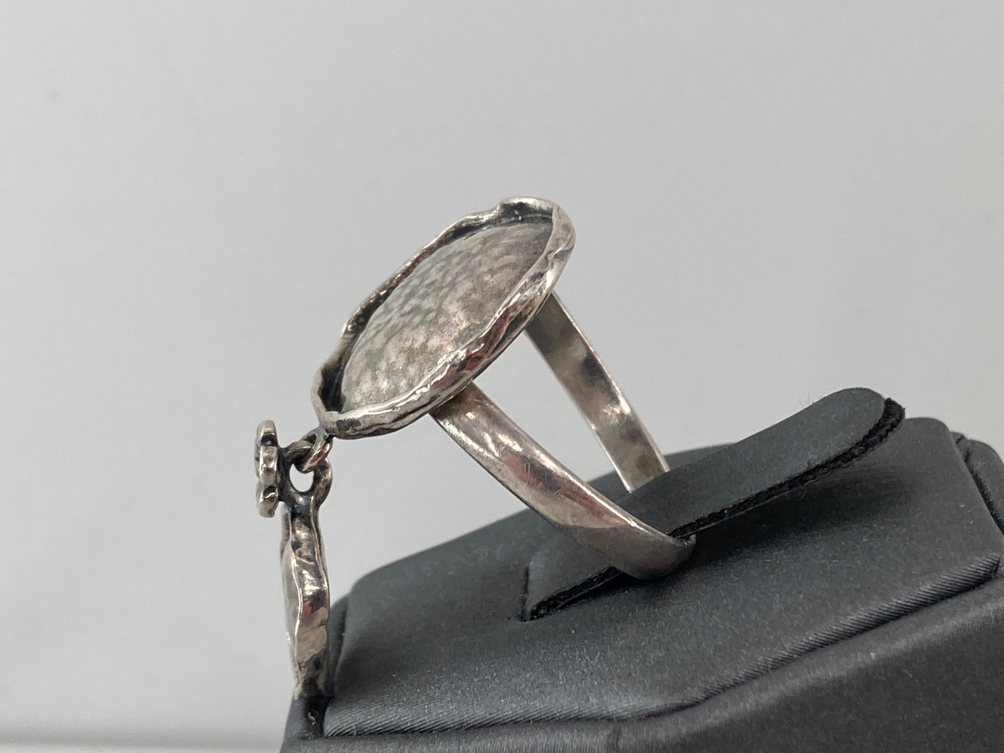 Double Trouble Sterling Bubbles Ring