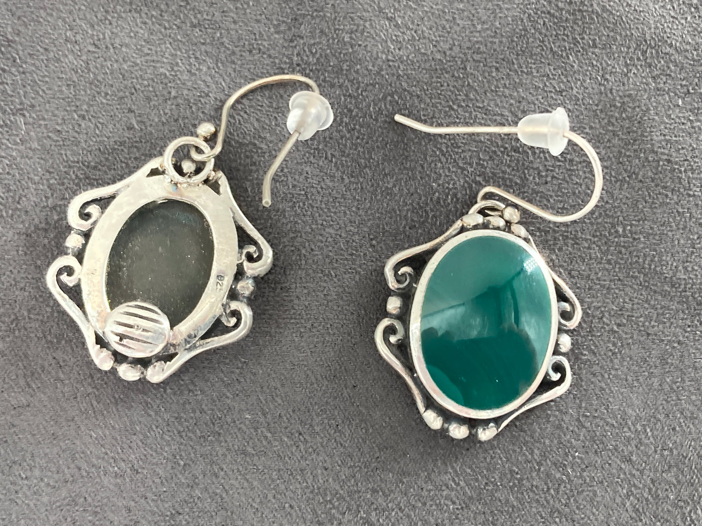 Green Onyx Earrings