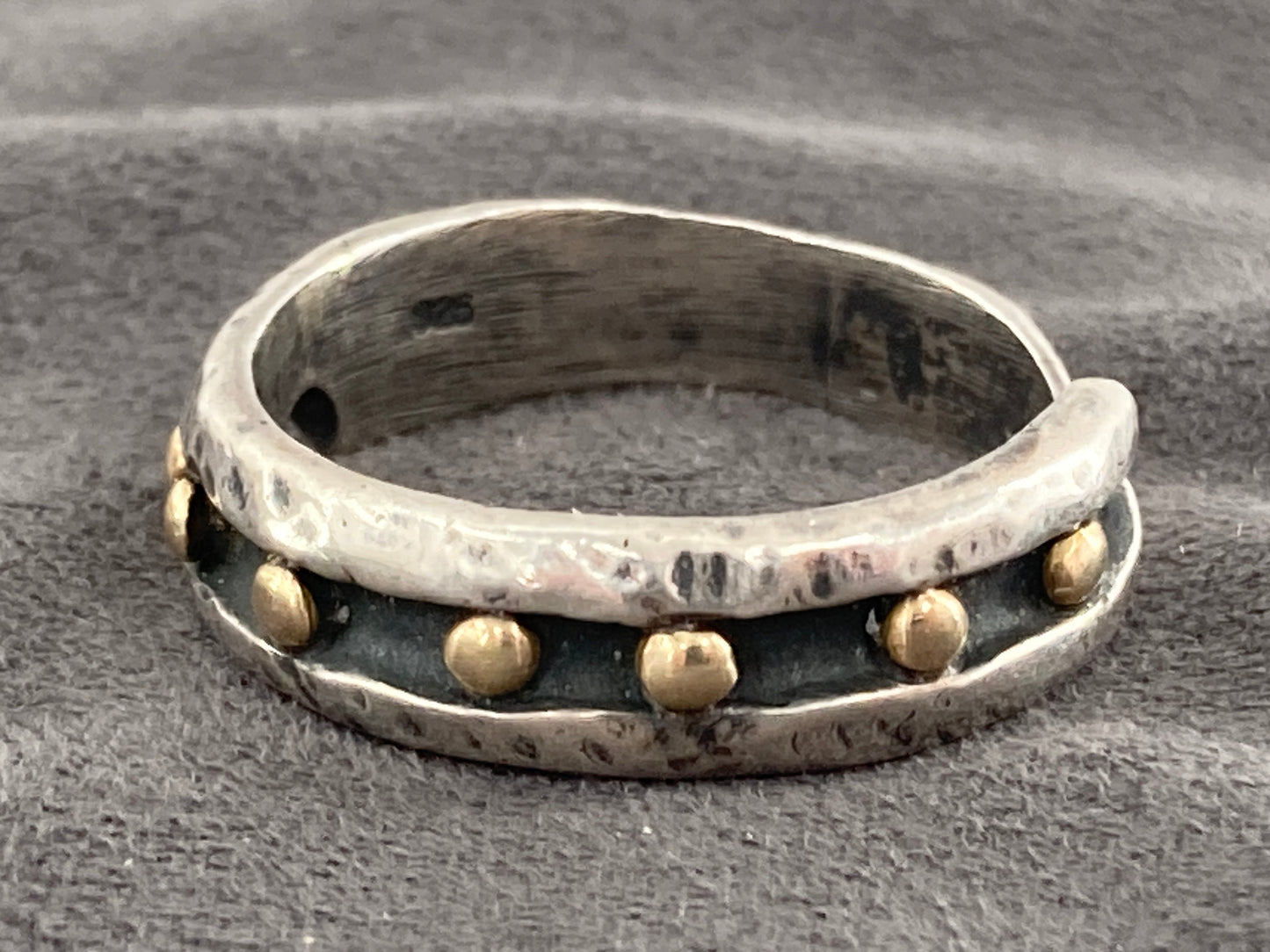 14K Gold "Pebbles in the Stream" Ring