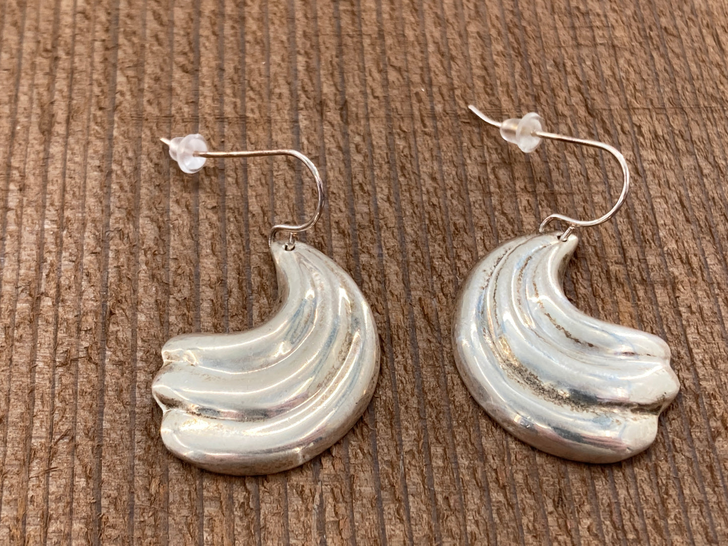 Sterling Silver Cloud Earrings