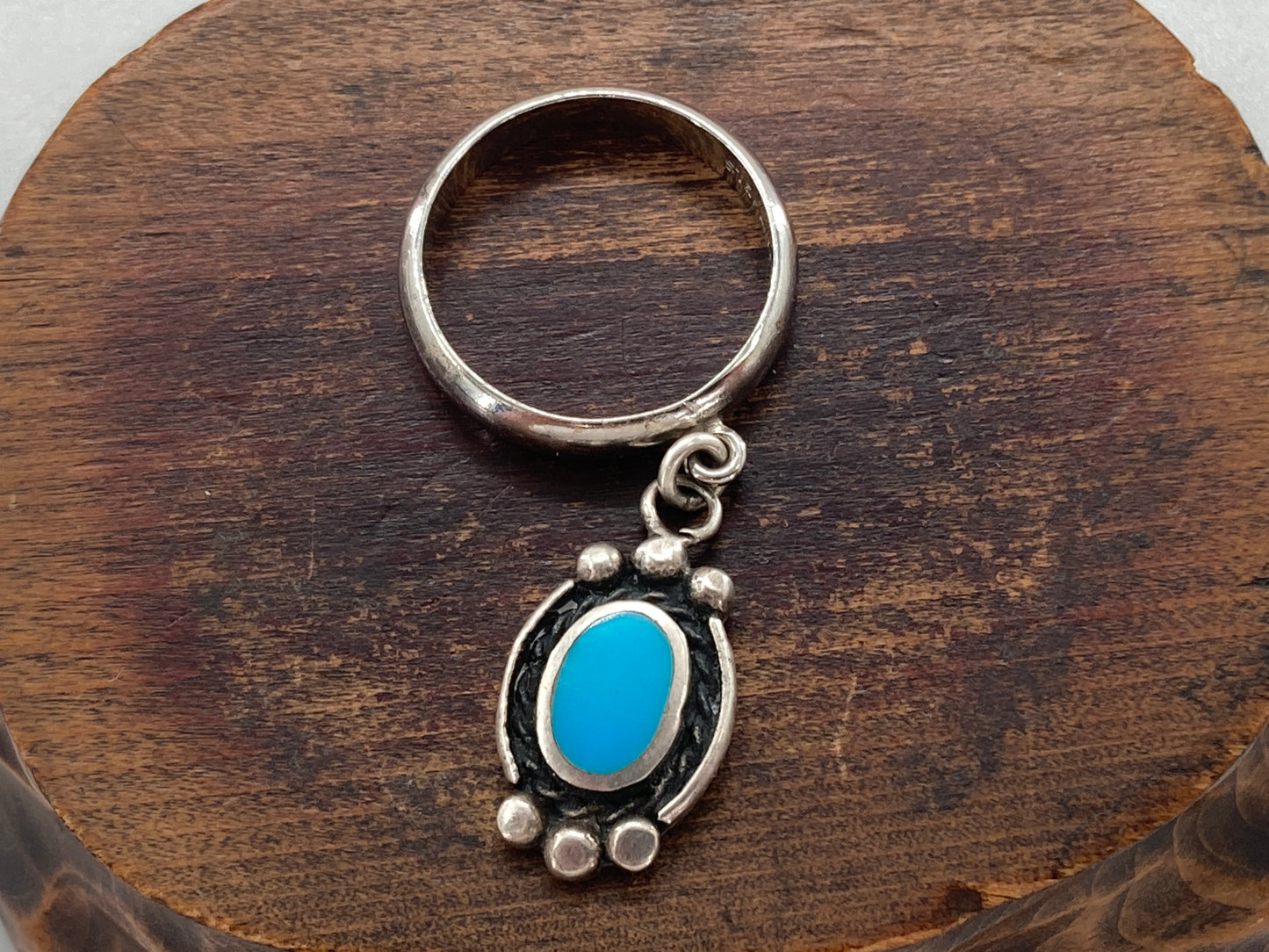 Turquoise Dust Charm Ring