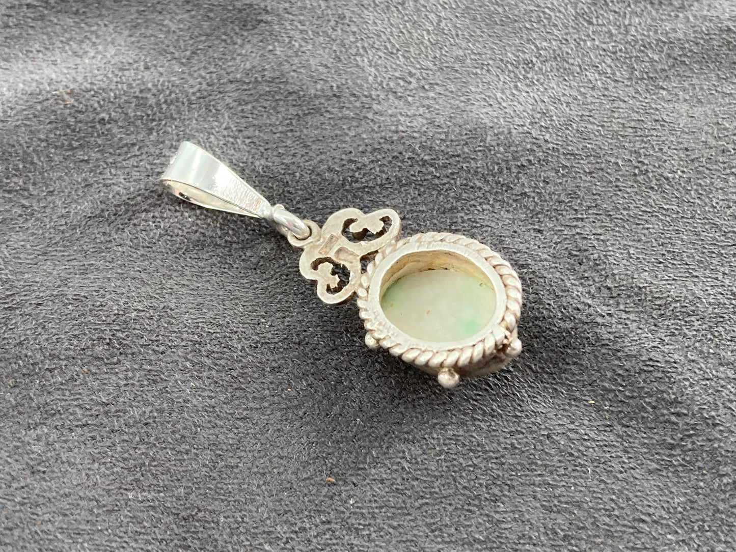 Jade in Sterling Silver Pendant