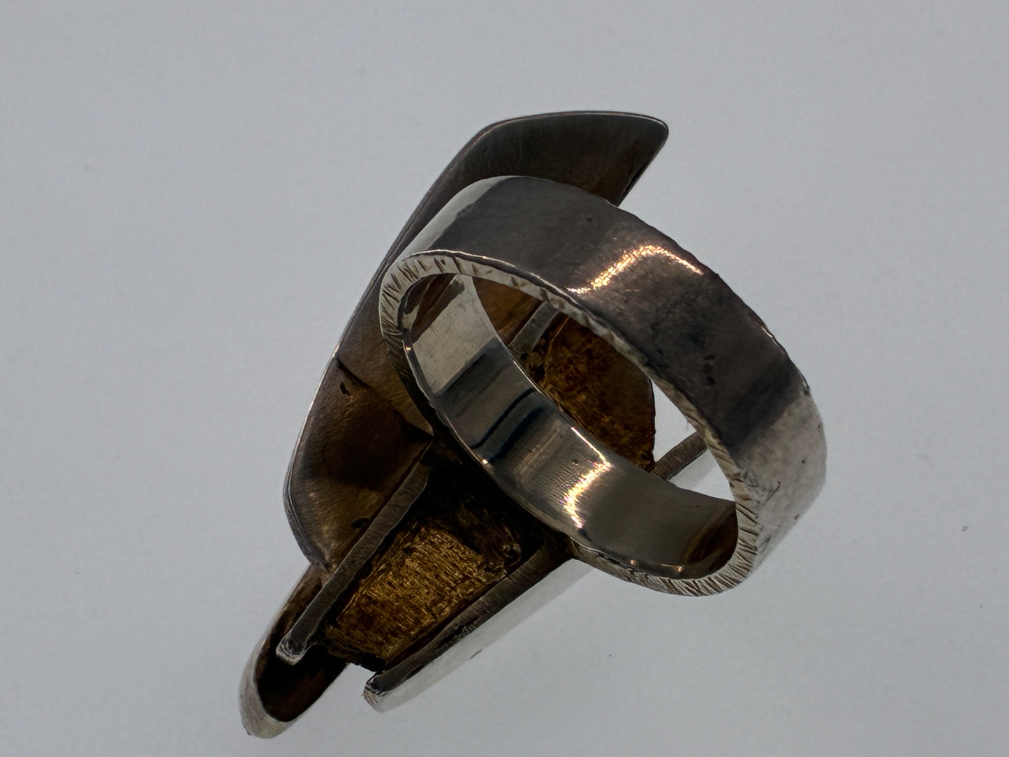 Chalcedony Red Agate Ring