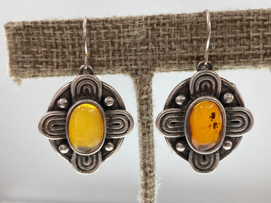 Baltic Amber Earrings #2