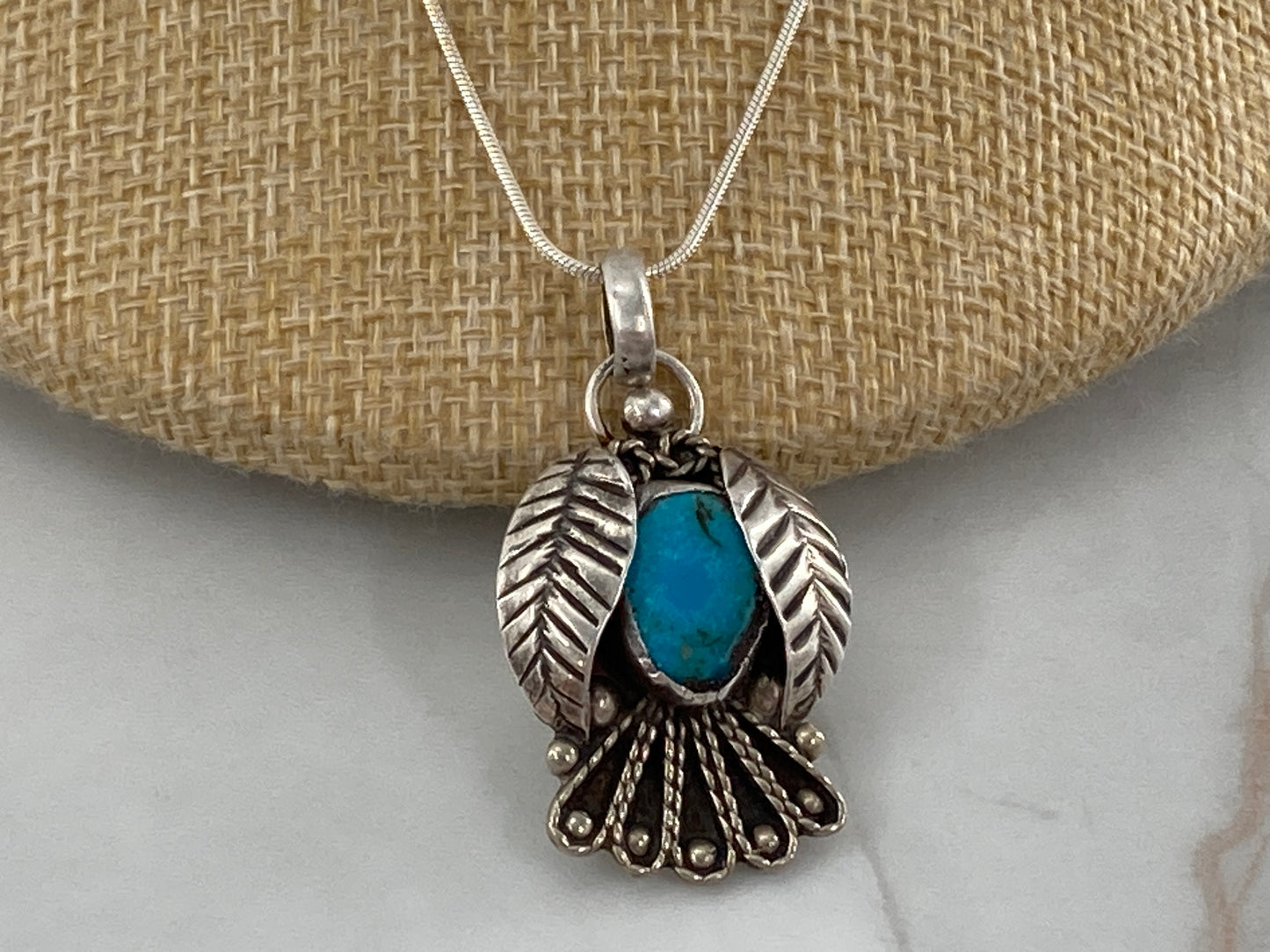 Flying Solo Turquoise Necklace