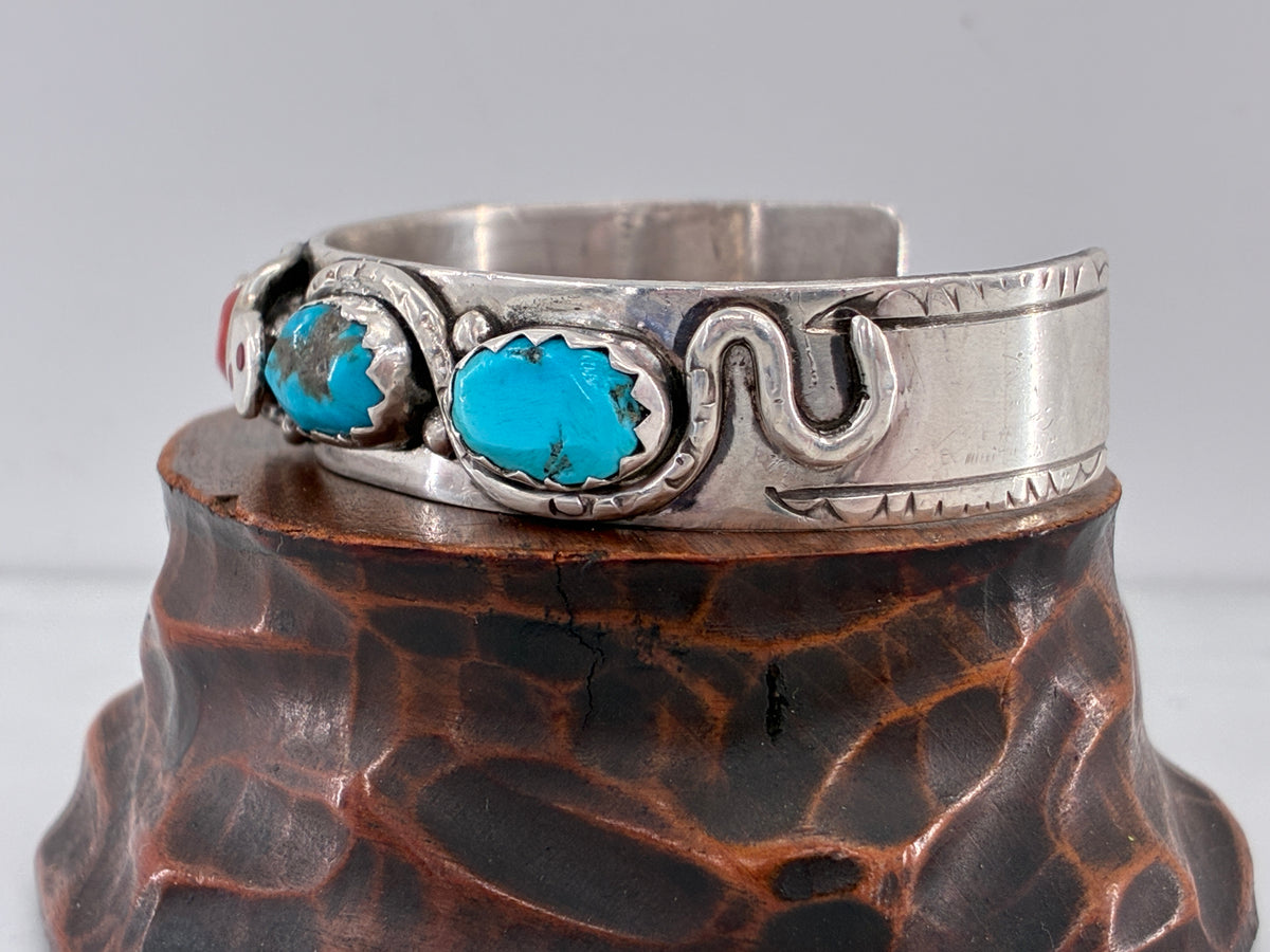 Reborn "Suni Effie Calavaza" Sterling Silver Snake Cuff