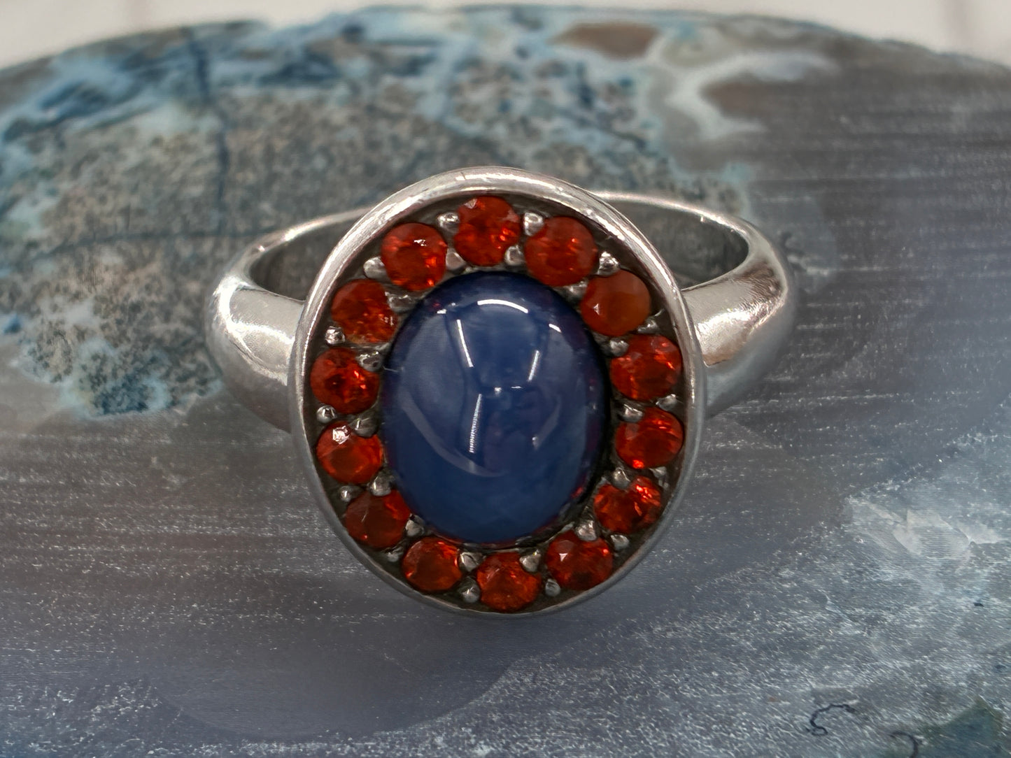 Garnet Sapphire Ring