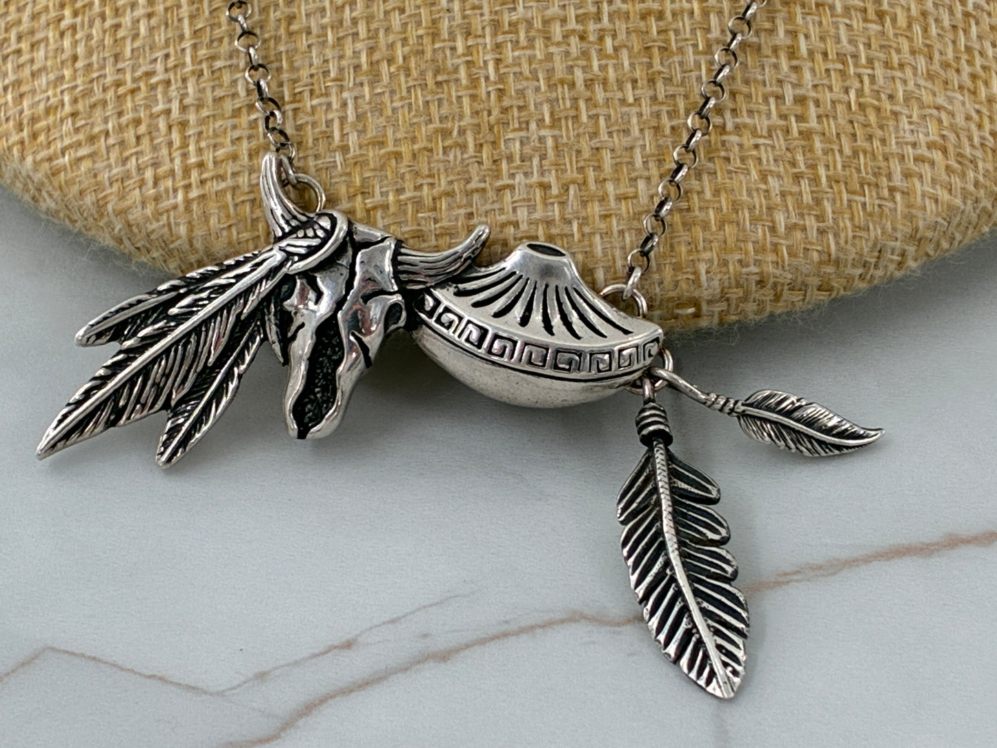 Western Sterling Silver Necklace
