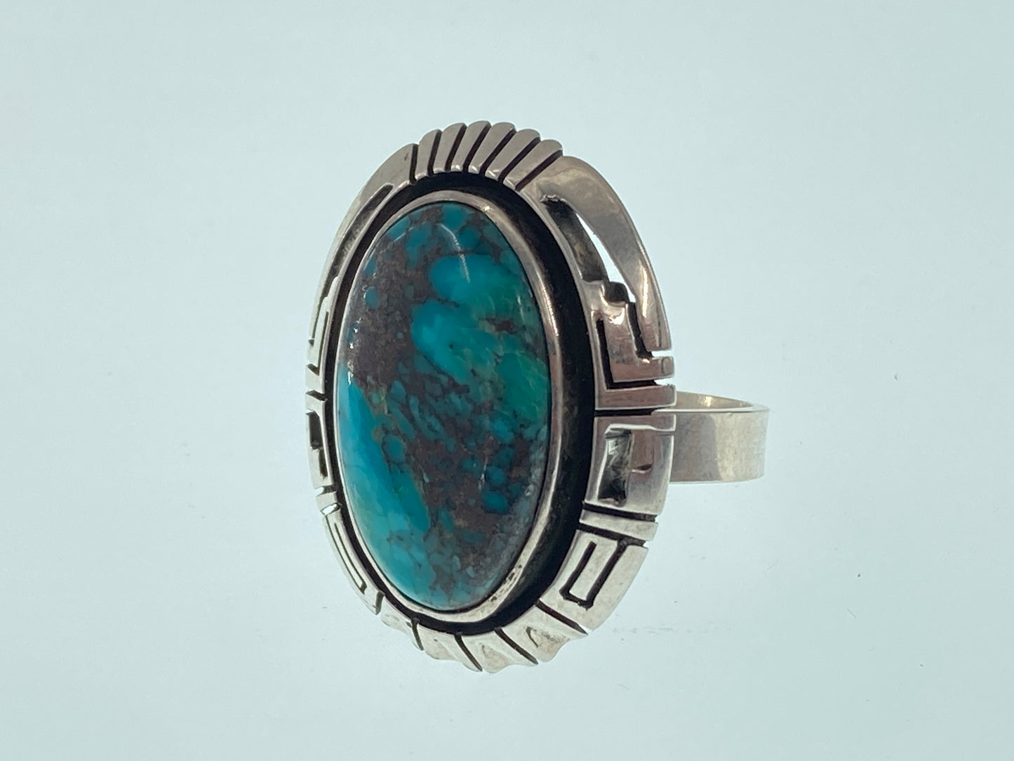 Single Banded Sonoran Gold Turquoise Ring