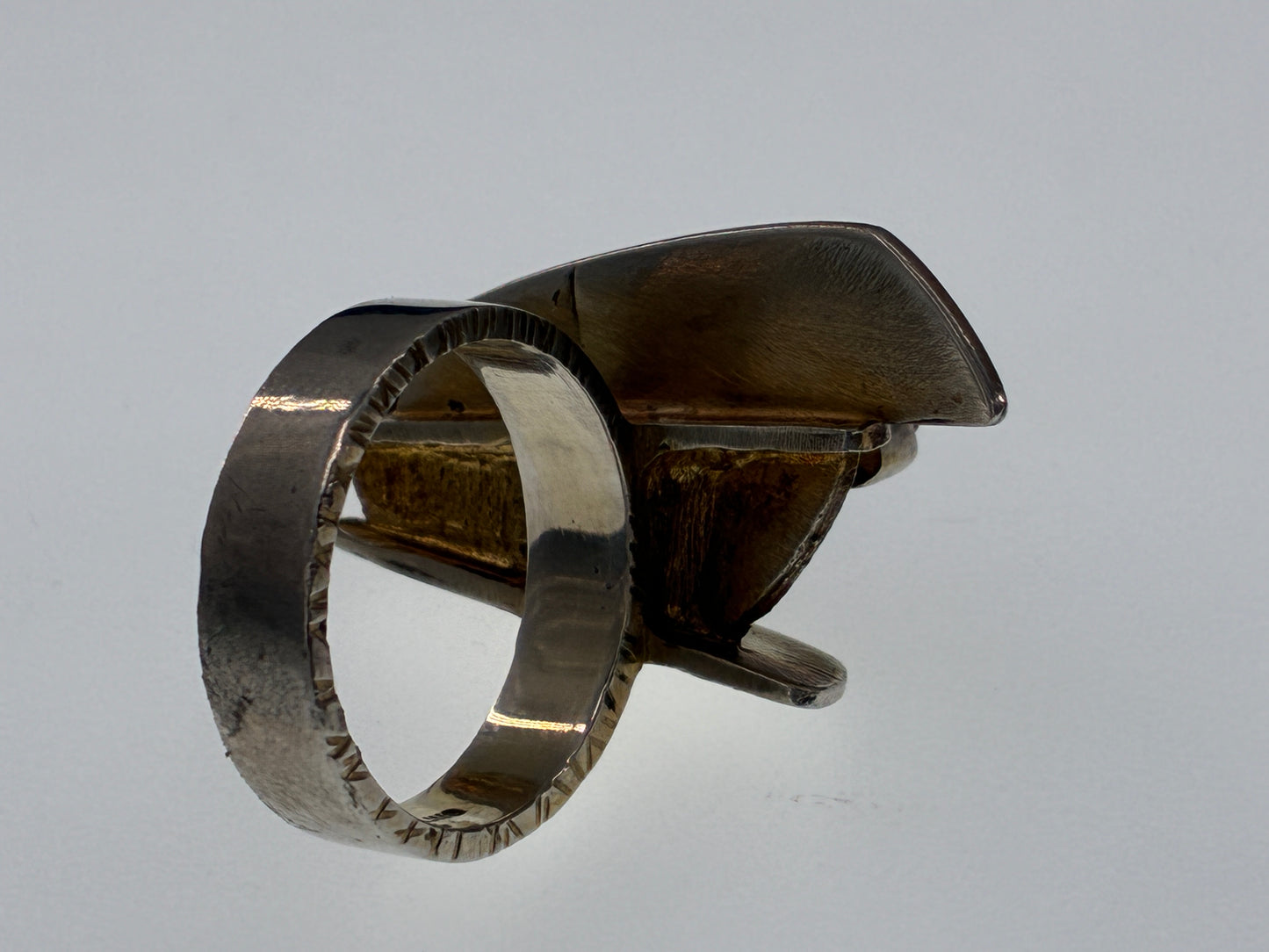 Chalcedony Red Agate Ring