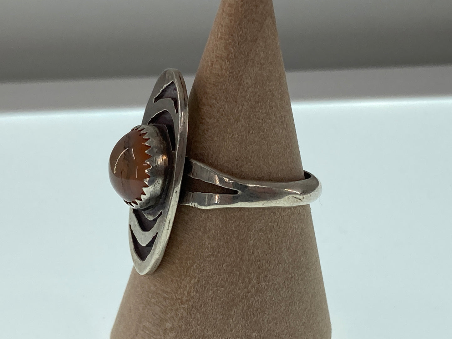 Mexican Fire Opal Ring