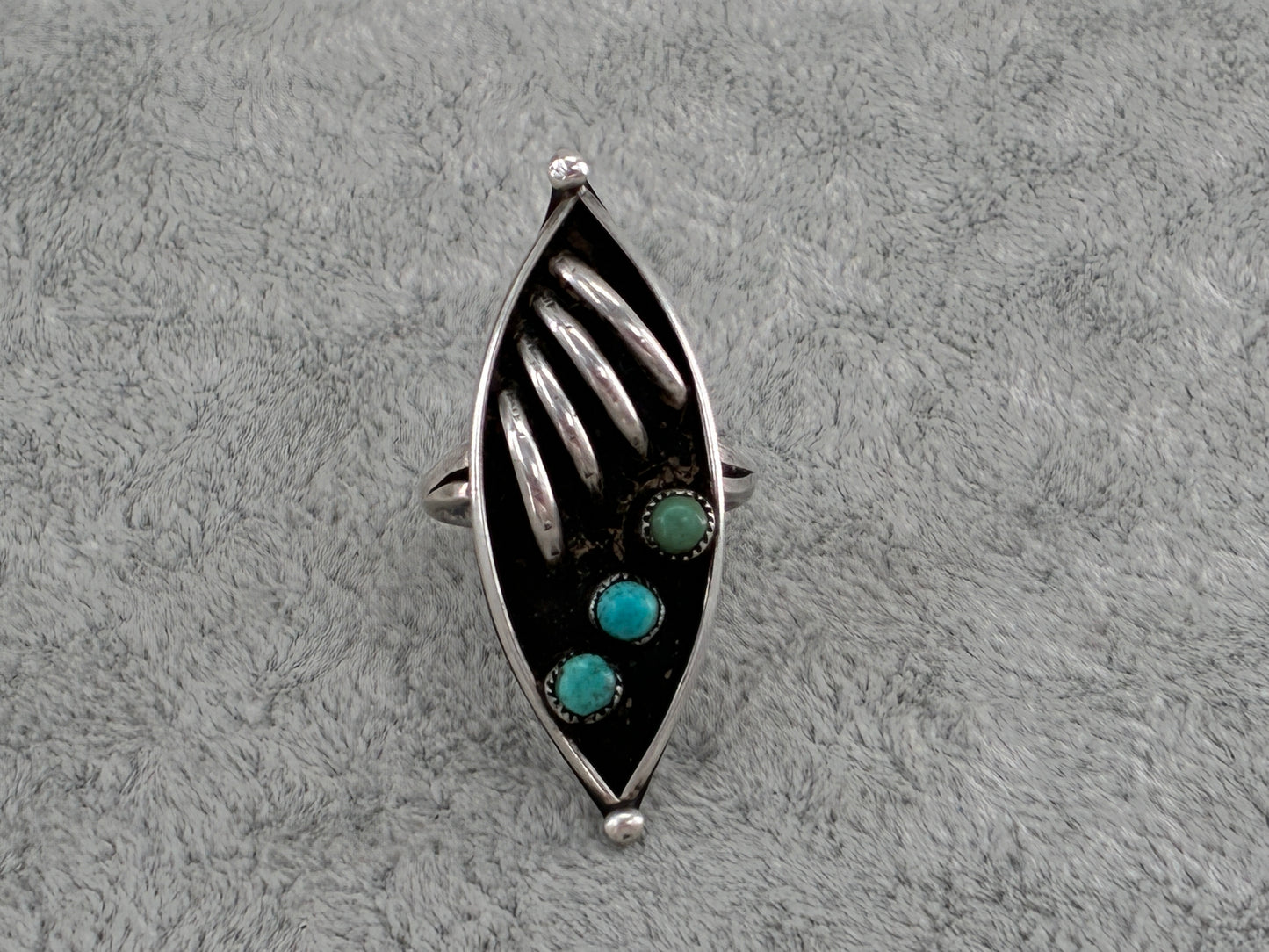 Rescued "D.A. Dishta" Turquoise Ring - Size 5.5