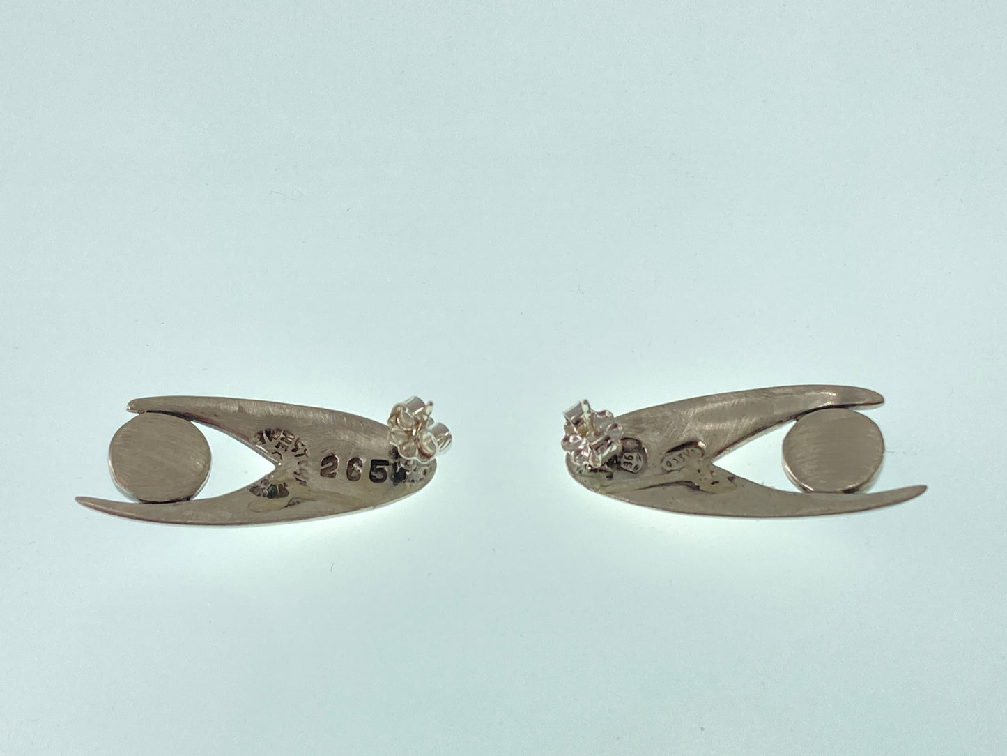 Amethyst in Sterling Silver on Posts Fated Earrings