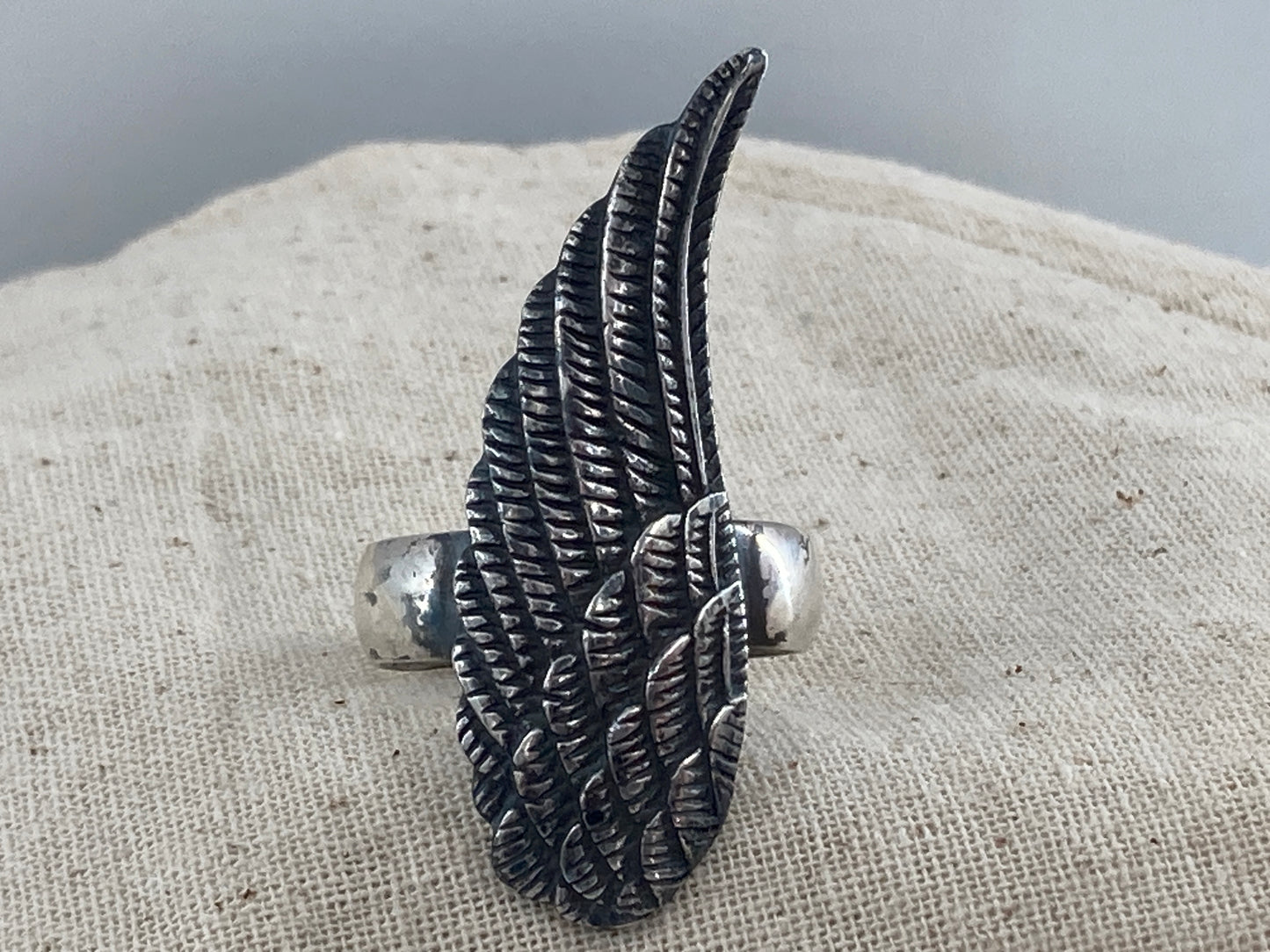 Sterling Silver Wing Ring