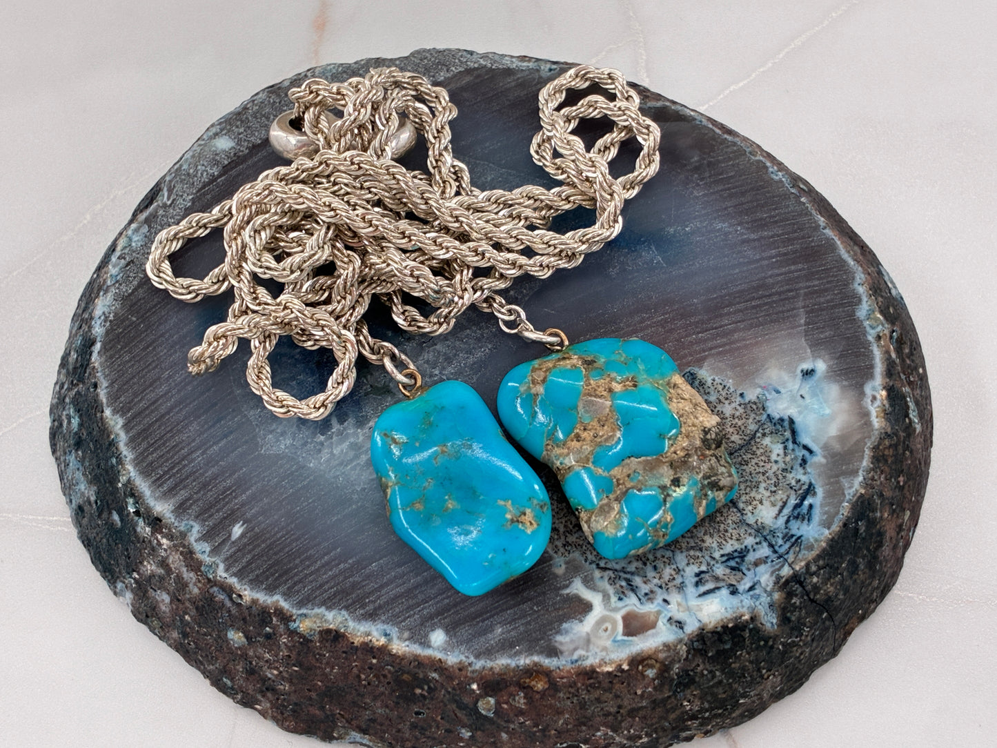 Turquoise Bolo Necklace
