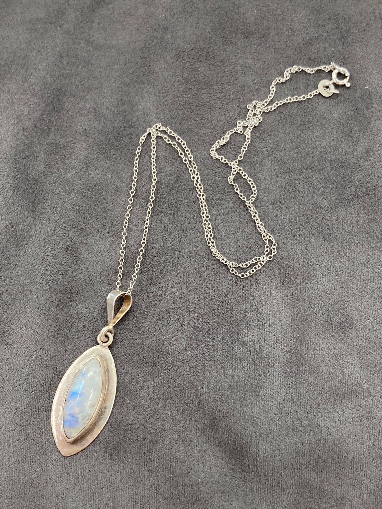 Over The Rainbow Moonstone Necklace