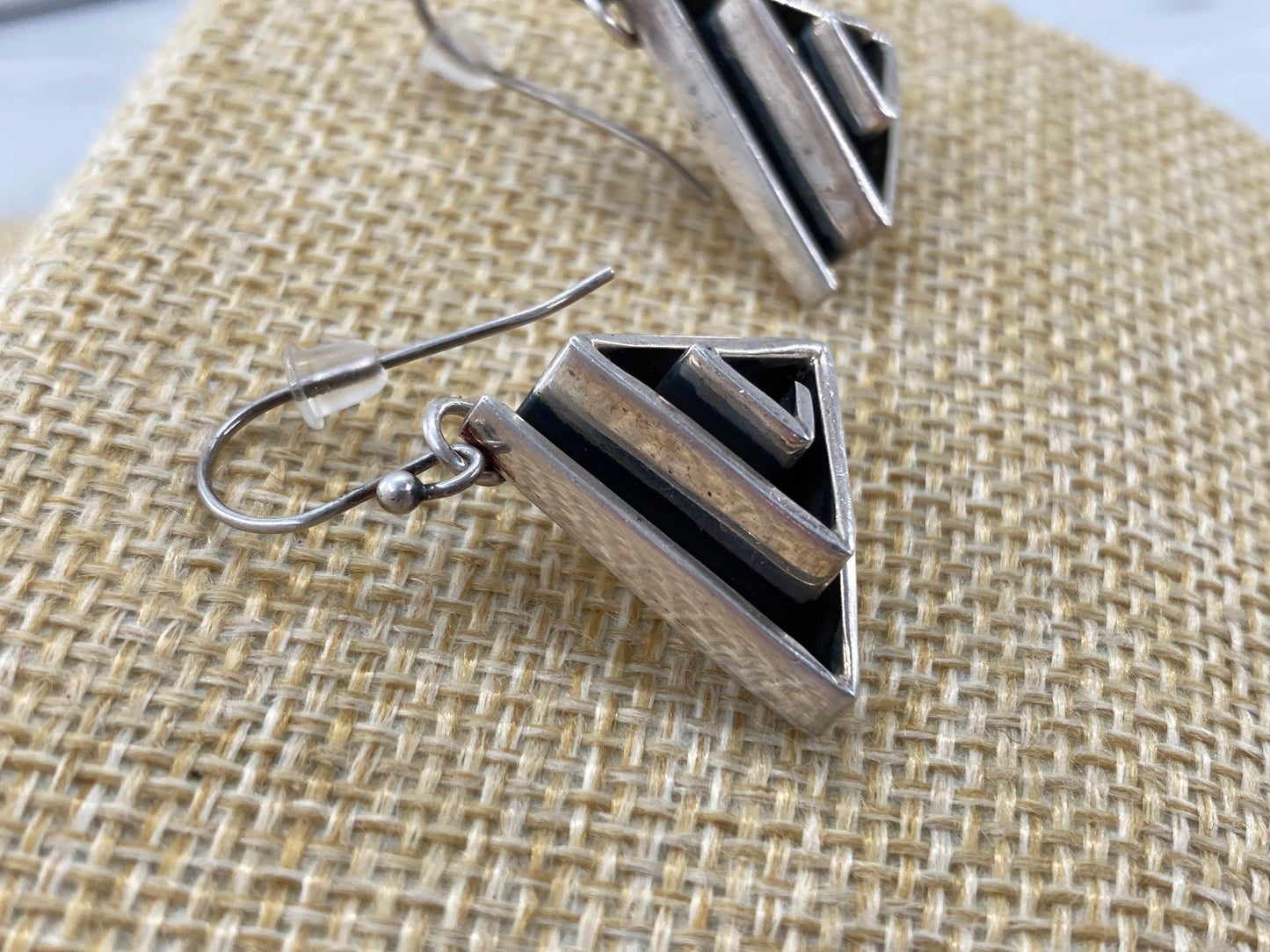 Taxco Vintage Geometric Earrings